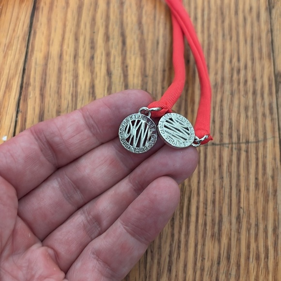 Dkny One Shoulder Tankini Top Swimsuit Orange Coral Size Small NWT bikini - Picture 4 of 7